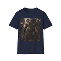 Elephant Warrior Graphic T-Shirt — Dark Mythic Tribal Design