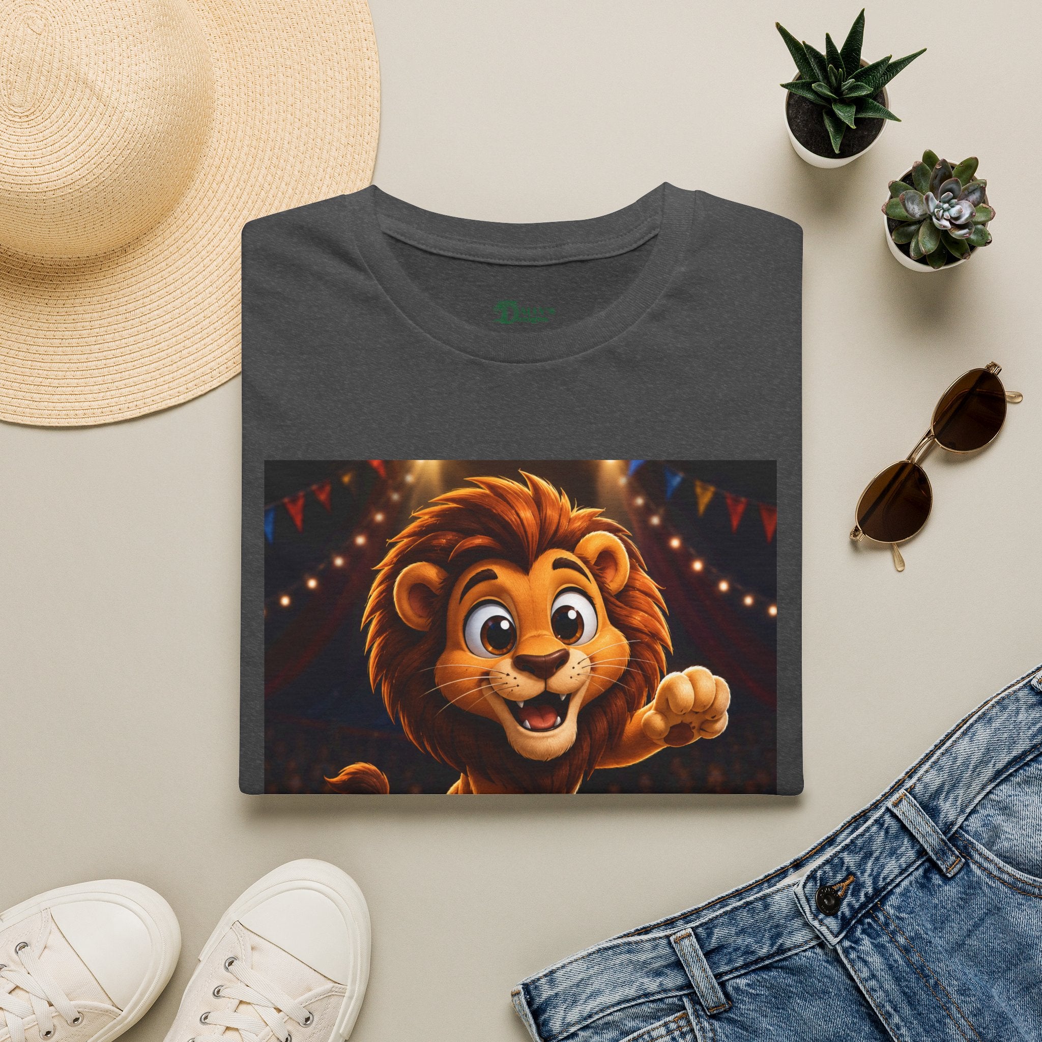 Cute Circus Lion T‑Shirt