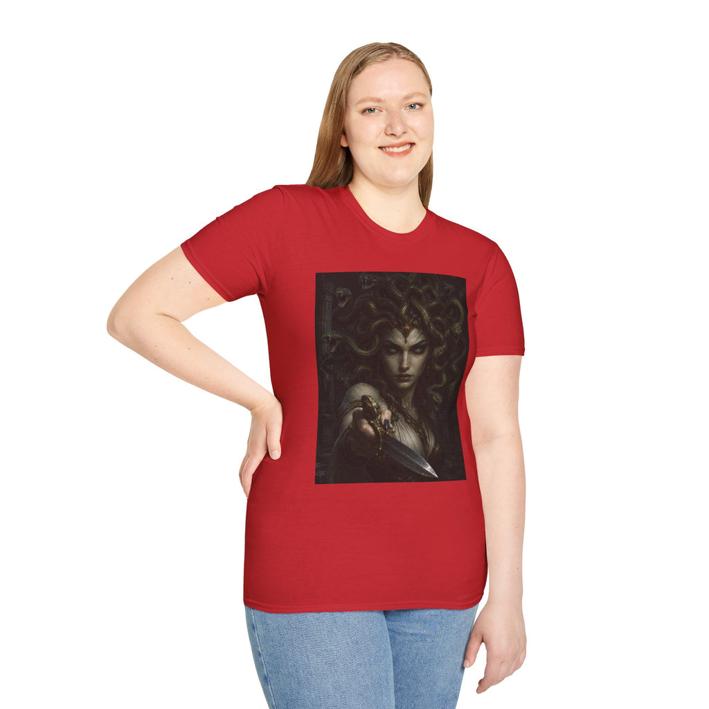 Medusa Portrait T‑Shirt — Mythical Gorgon Art Tee
