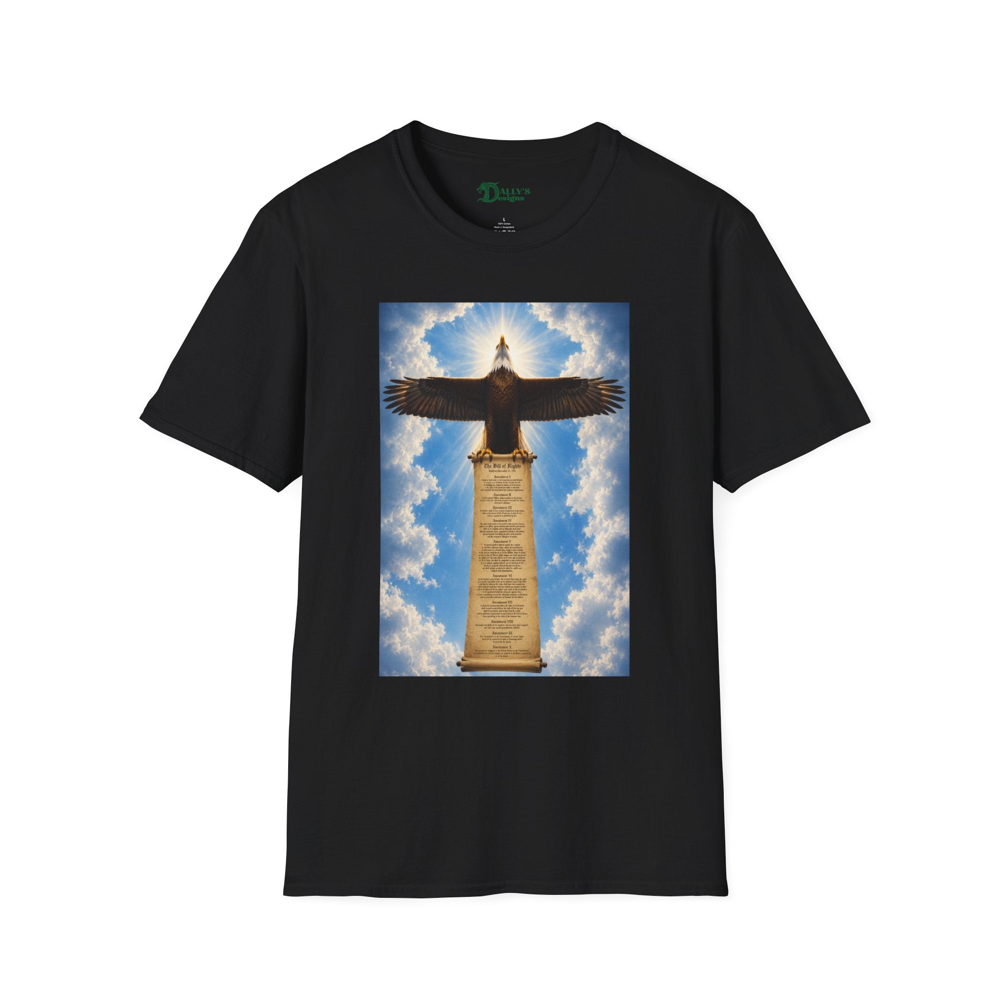 Eagle with bill of rights ‑Shirt