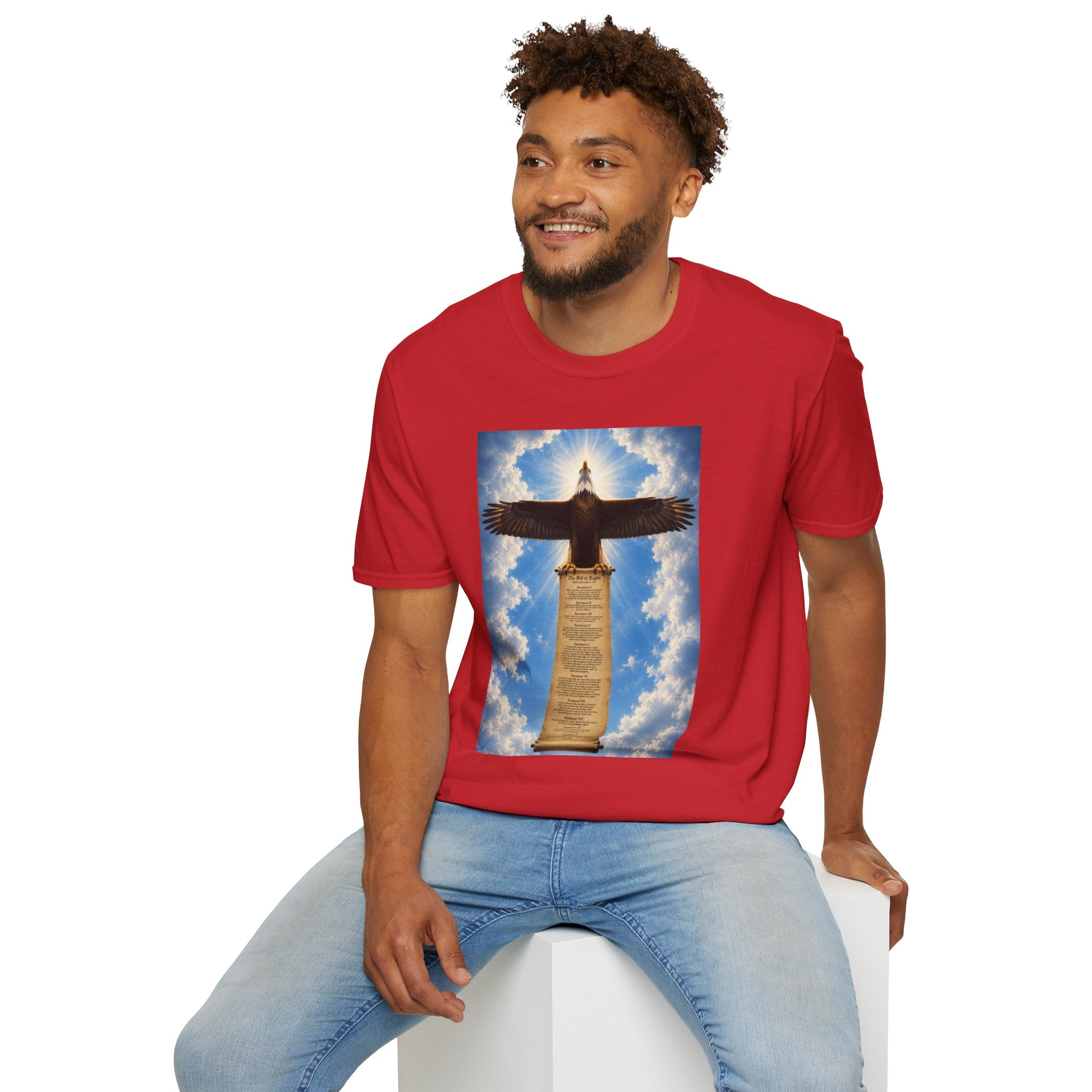 Eagle with bill of rights ‑Shirt