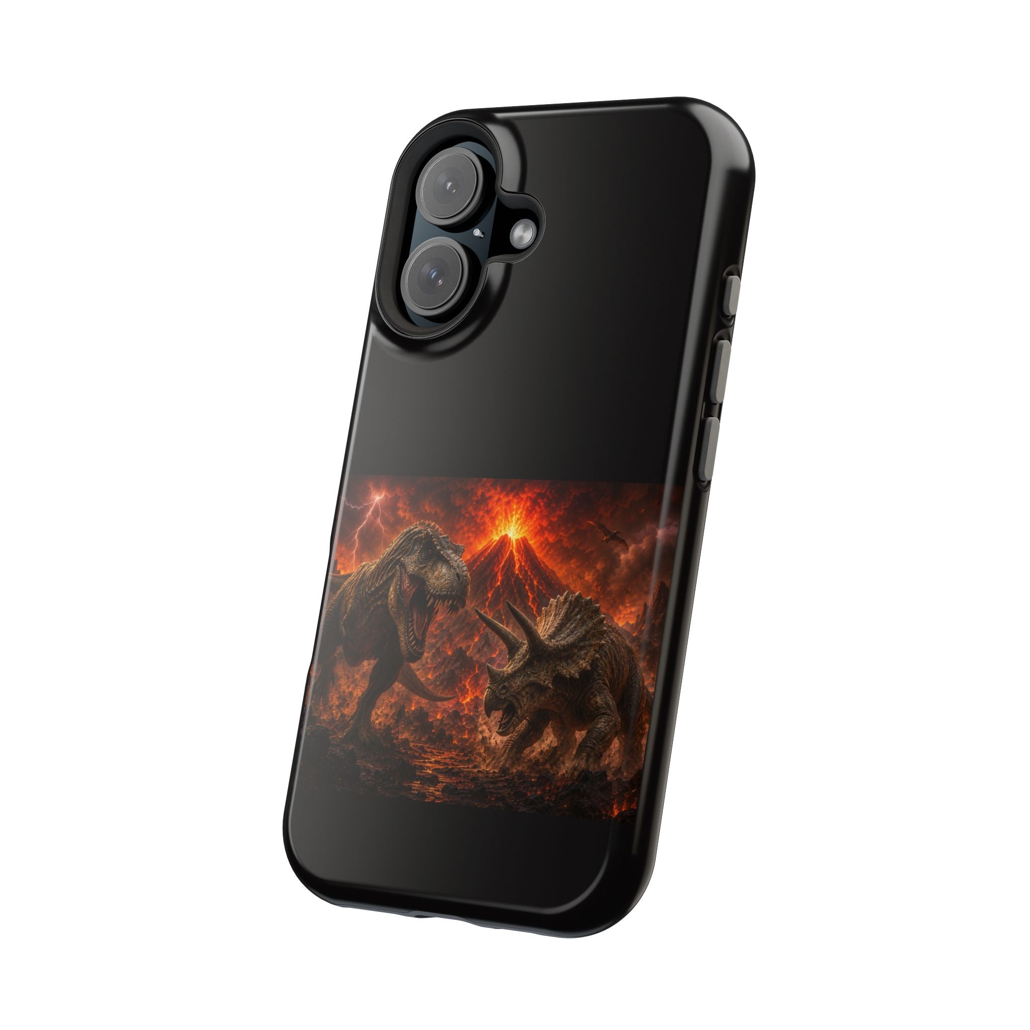 Dino Clash Magnetic Impact-Resistant Phone Case