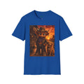 highland cow scottish cartoon cowboy t shirt