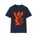 Phoenix T-Shirt — 'I Don't Stay Down Long'