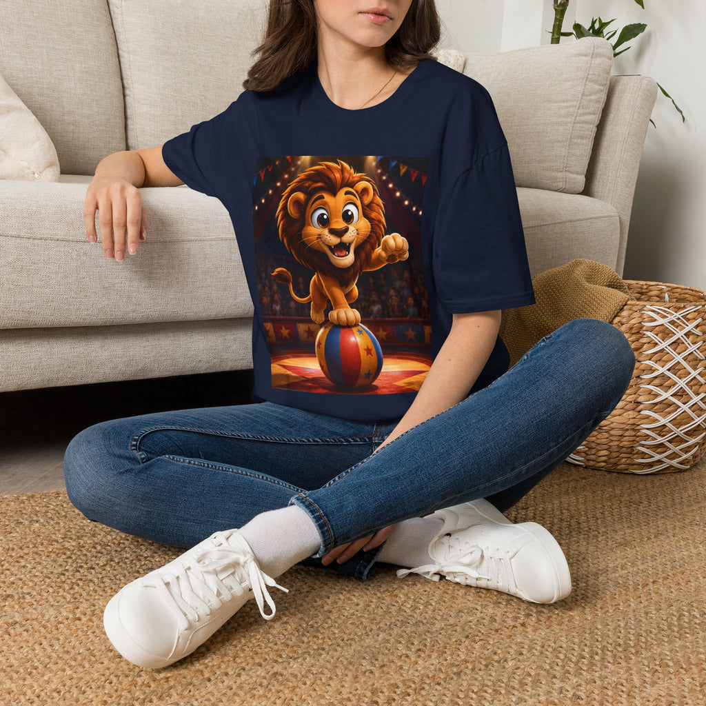 Cute Circus Lion T‑Shirt