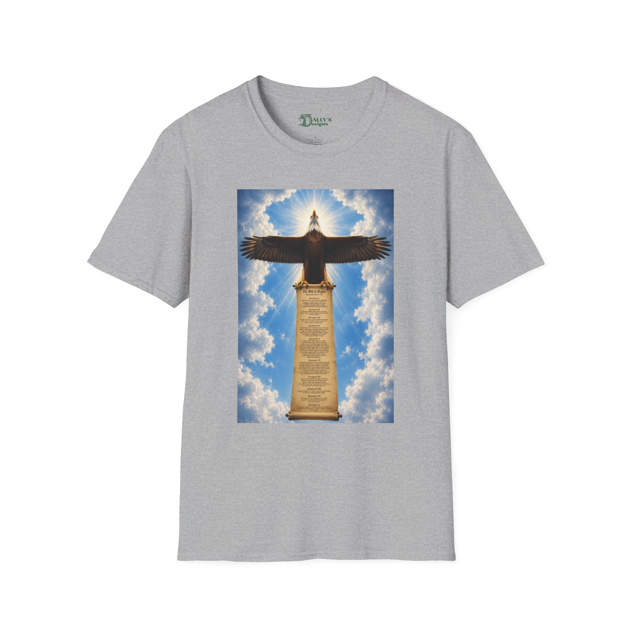 Eagle with bill of rights ‑Shirt