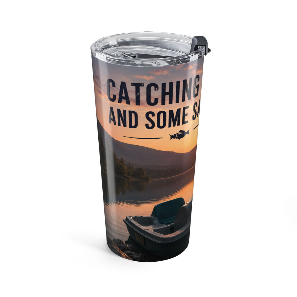 Fishing Tumbler 20oz – "Catching Fish and Sanity"