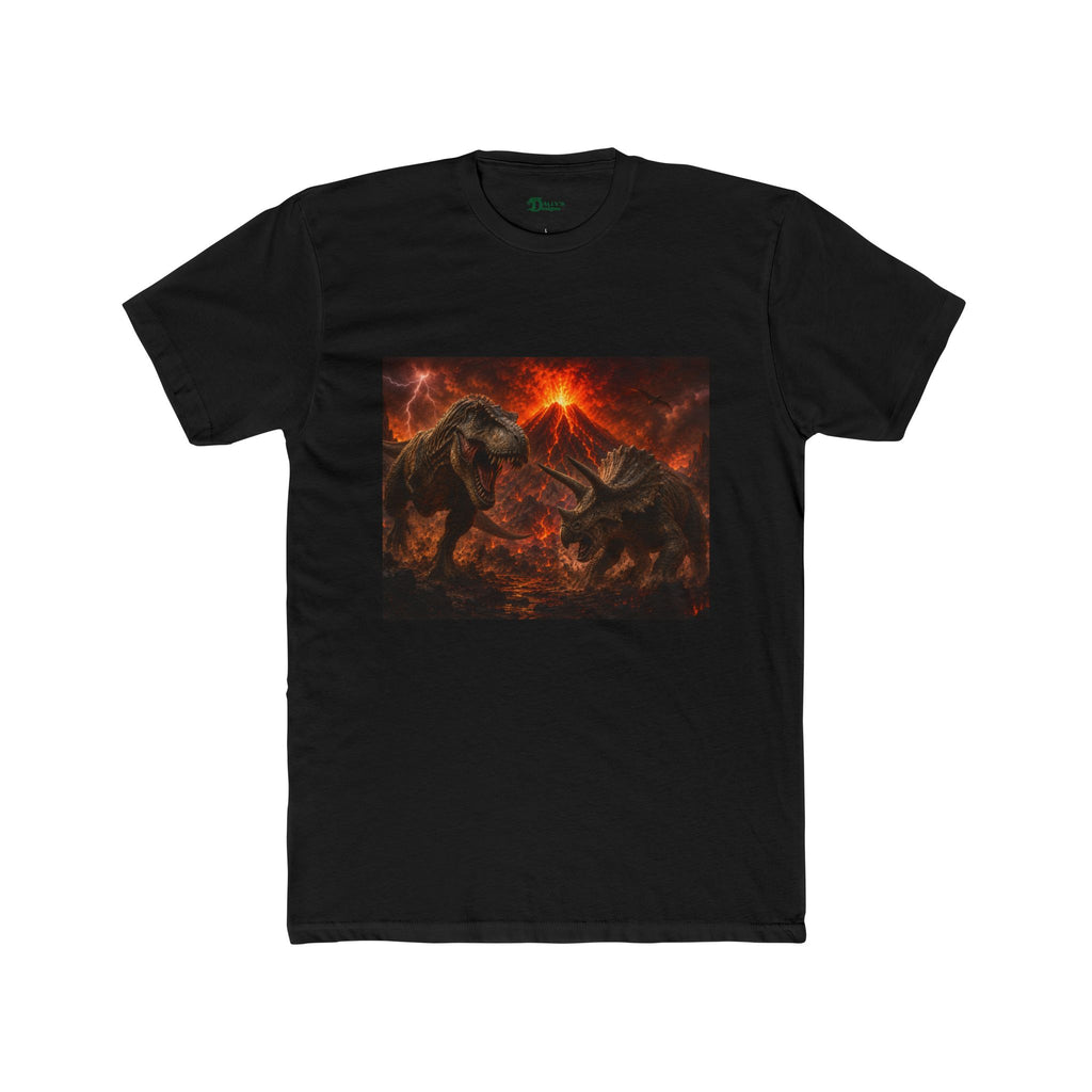 Dinosaur Volcano Battle T‑Shirt
