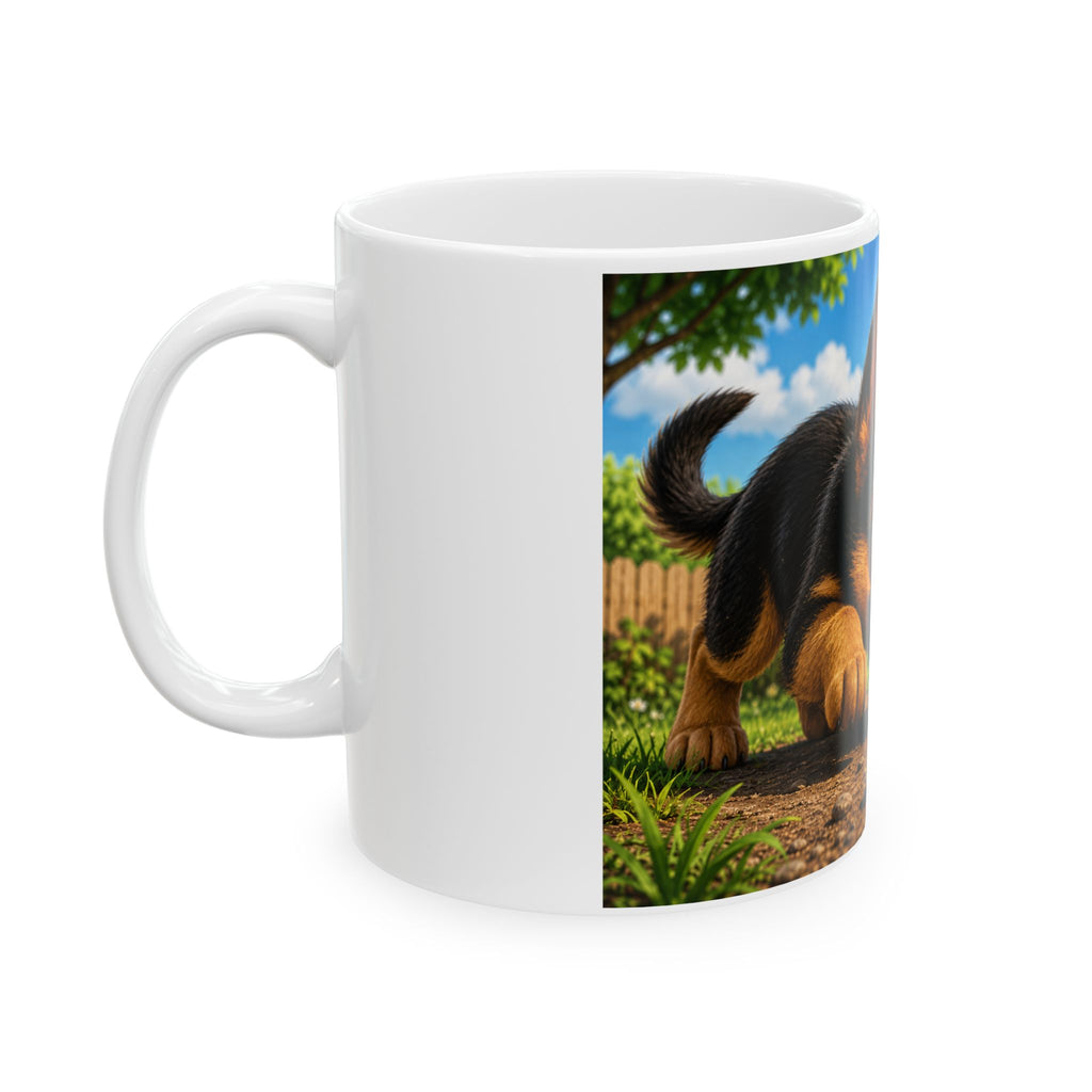 3 legged dog coffee cuf 11 oz/15oz  all dogs need love