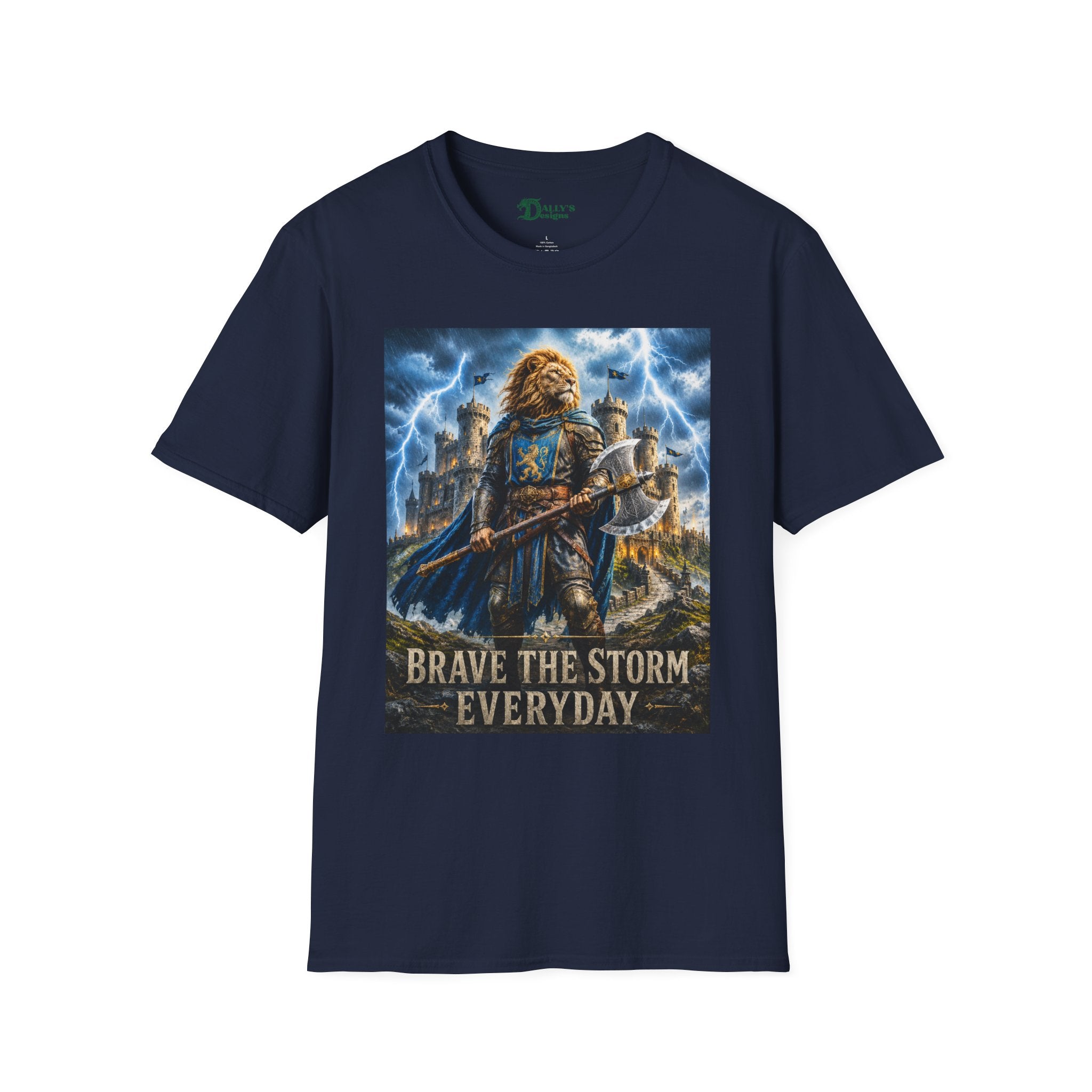 “Brave the Storm Everyday” Medieval Fantasy Tee
