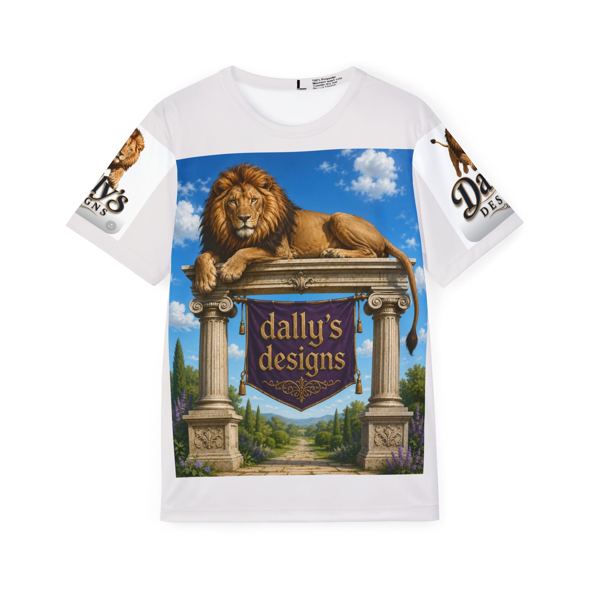 Lion Guardian Sports Jersey — "Dally's Designs" All-Over Print