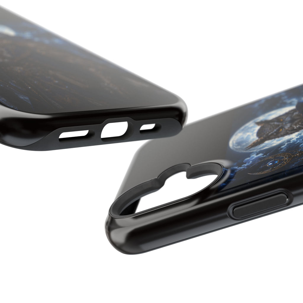 Owl Knight Phone Case — Medieval Fantasy Magnetic Impact-Resistant Case