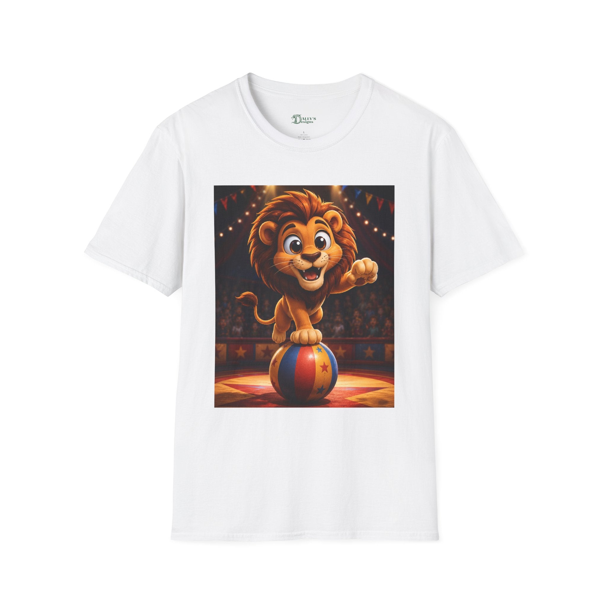 Cute Circus Lion T‑Shirt