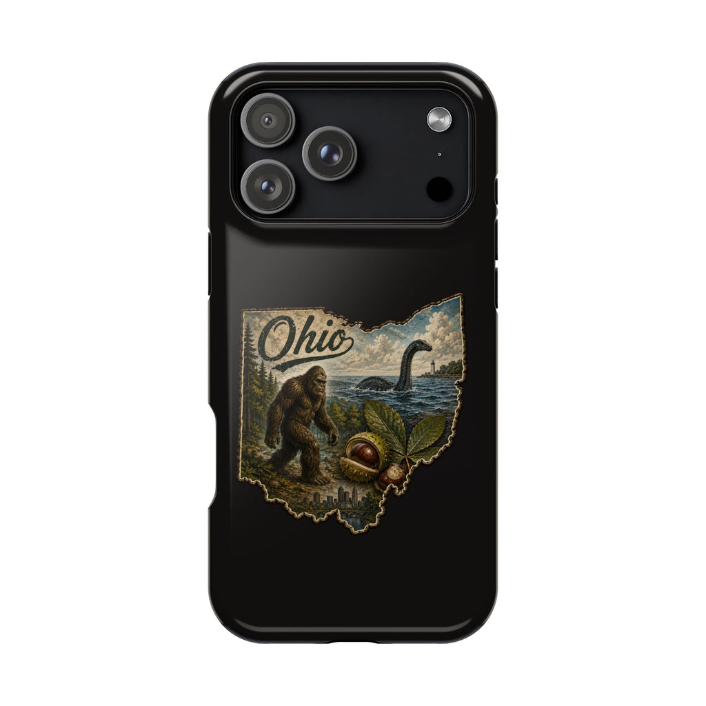 Phone Case — Ohio Vintage Bigfoot & Lake Monster Magnetic Impact-Resistant Case