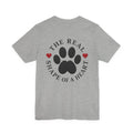 "The Real Shape of a Heart" Paw Print Tee