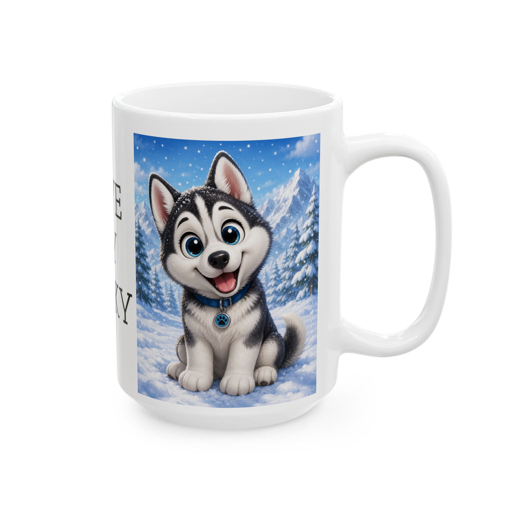 I Love My Husky  Coffee Cup (11oz/15oz)