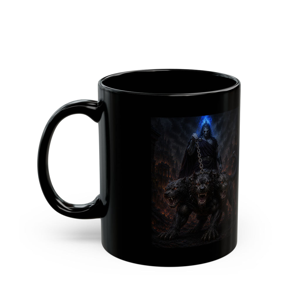 Funny 'It's Hell Without My Coffee' Black Coffee Mug — 11oz & 15oz