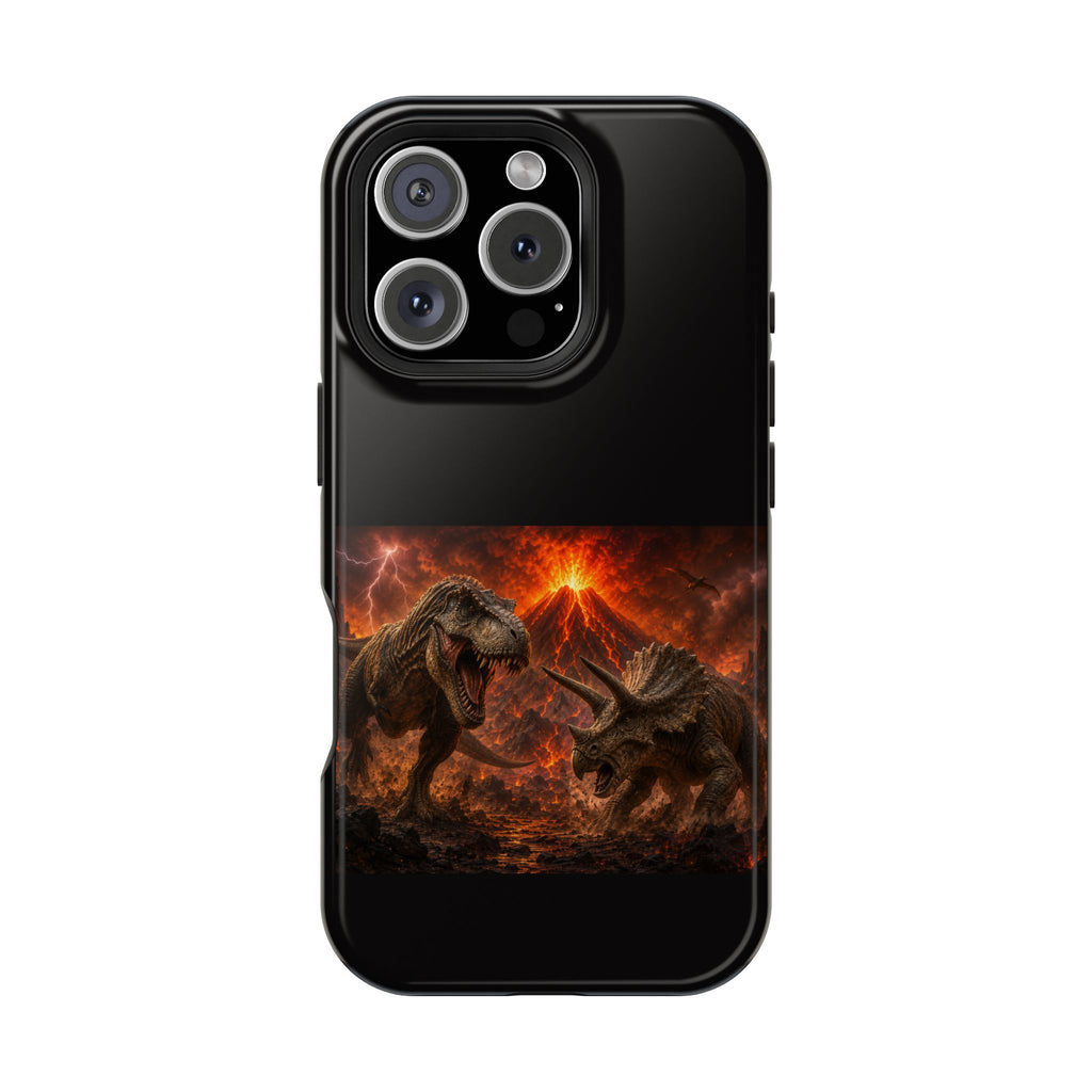 Dino Clash Magnetic Impact-Resistant Phone Case
