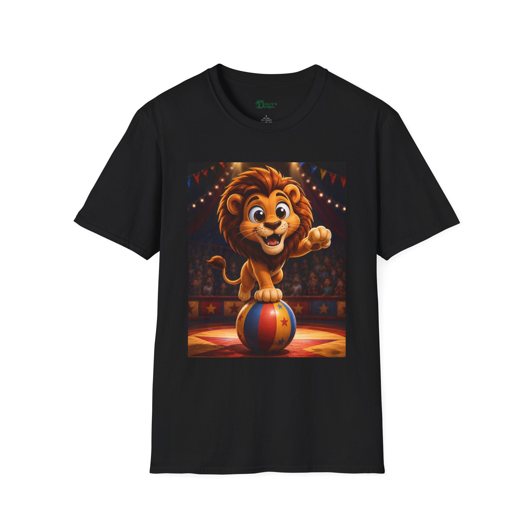 Cute Circus Lion T‑Shirt