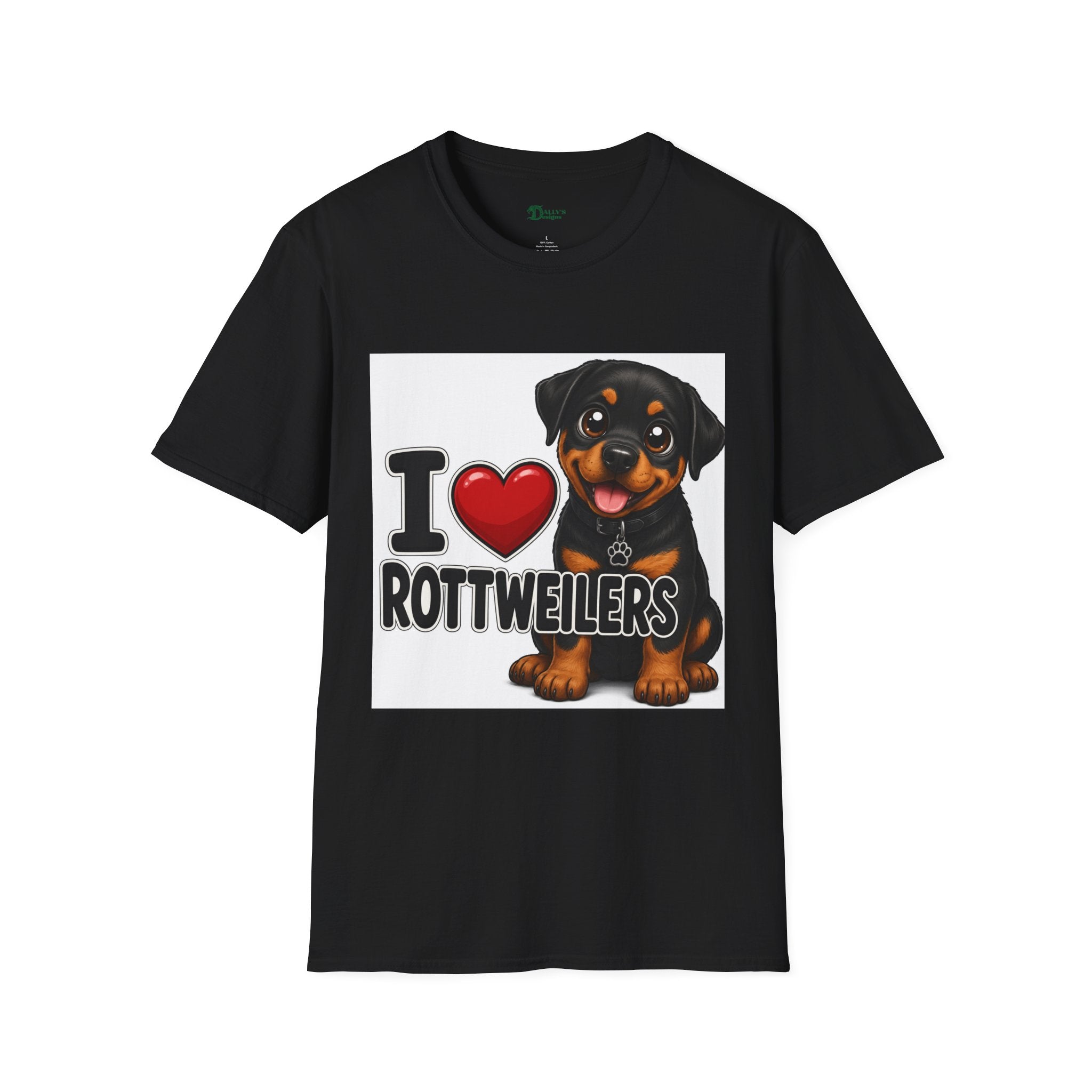 I  Rottweilers T-Shirt — Cute Rottweiler Dog Lover Tee
