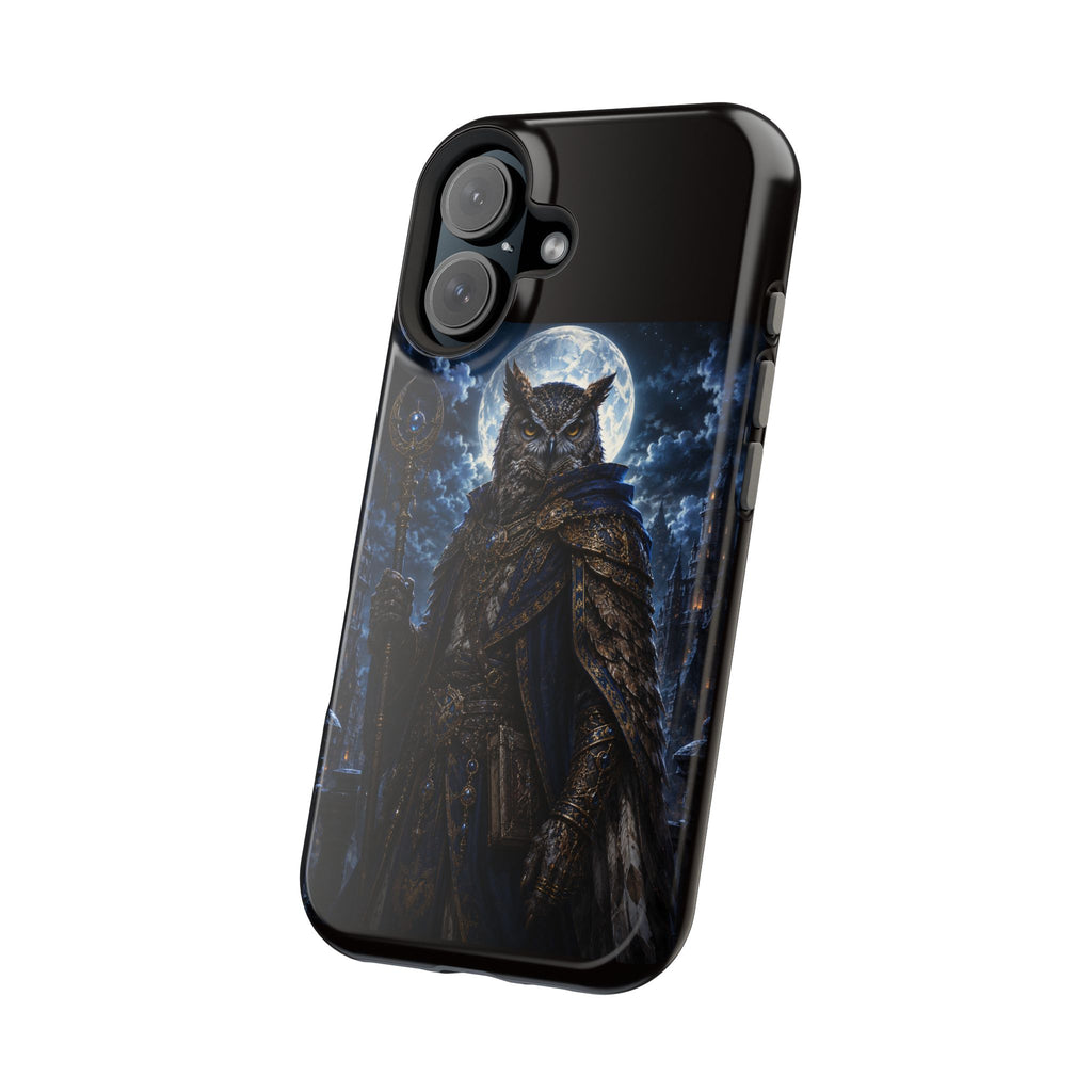 Owl Knight Phone Case — Medieval Fantasy Magnetic Impact-Resistant Case