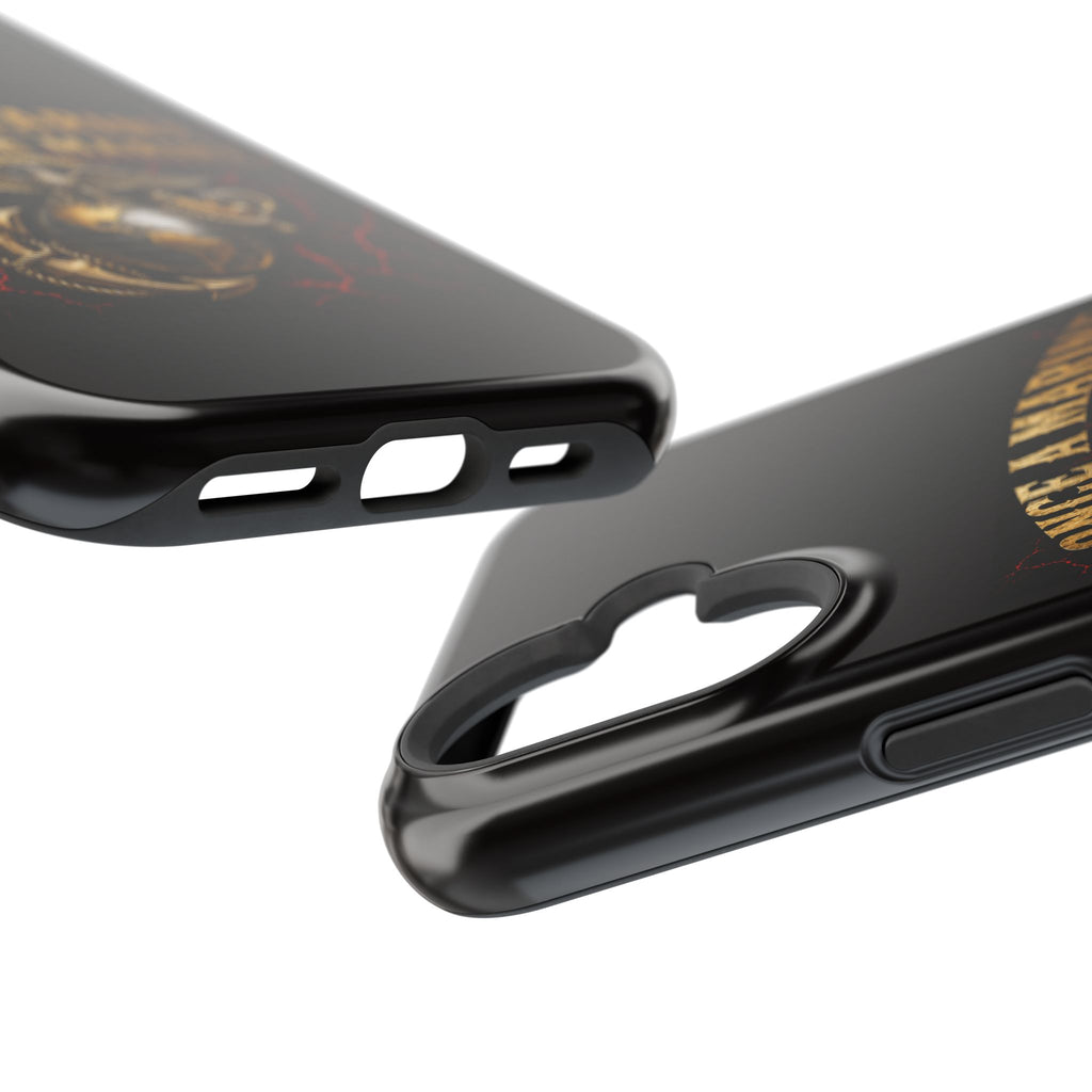Marine Corps Phone Case - "Once a Marine, Always a Marine" Magnetic Impact-Resistant Case