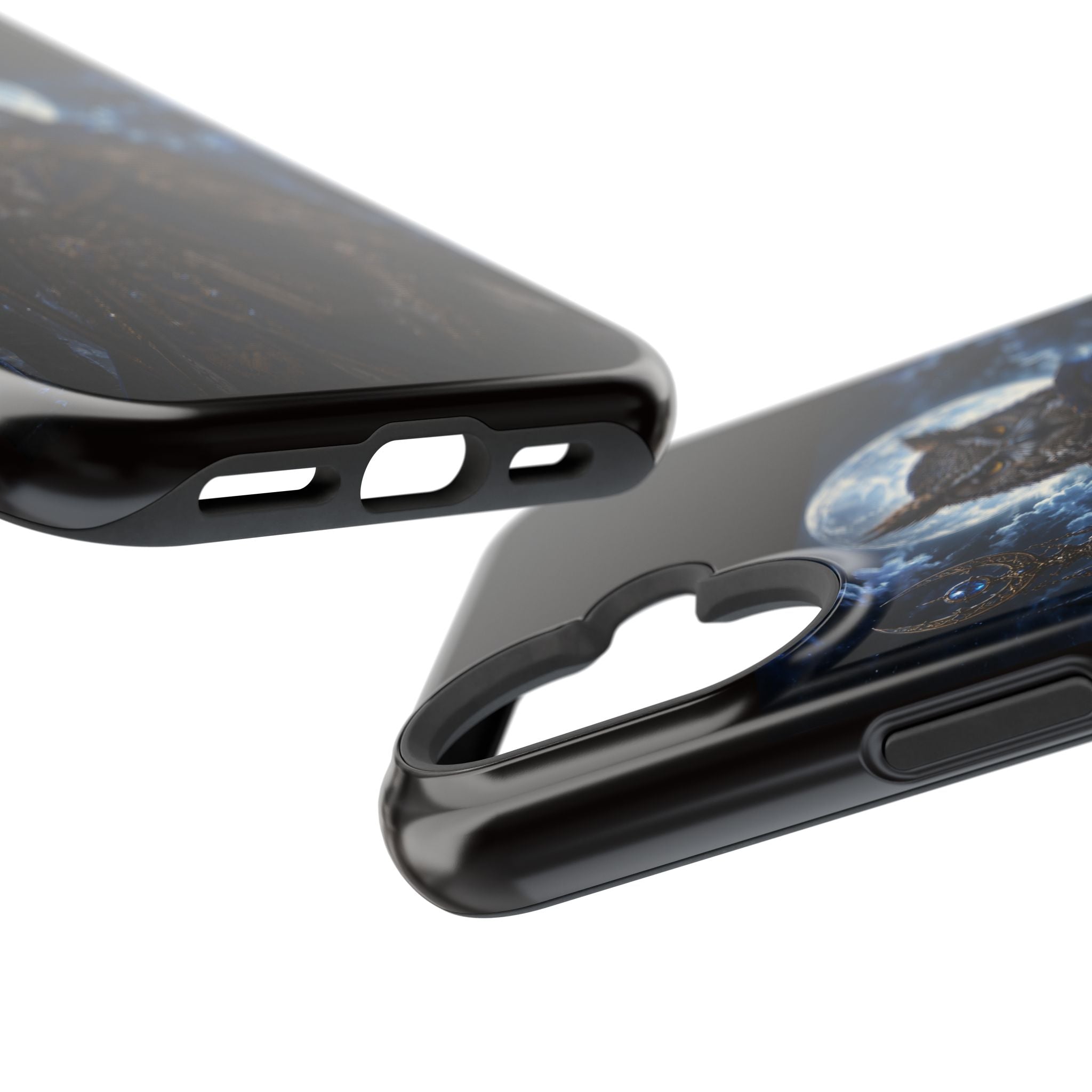 Owl Knight Phone Case — Medieval Fantasy Magnetic Impact-Resistant Case