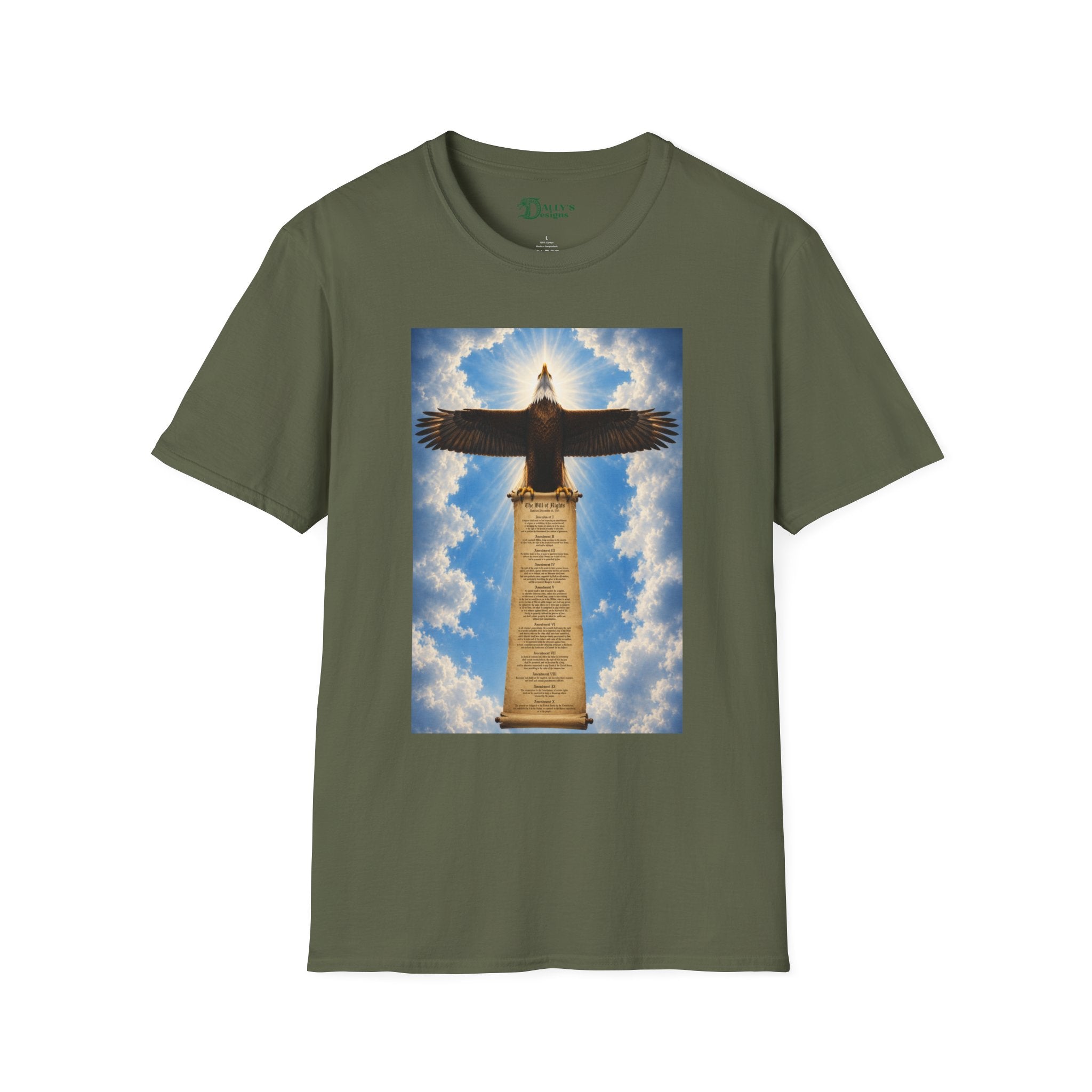 Eagle with bill of rights ‑Shirt