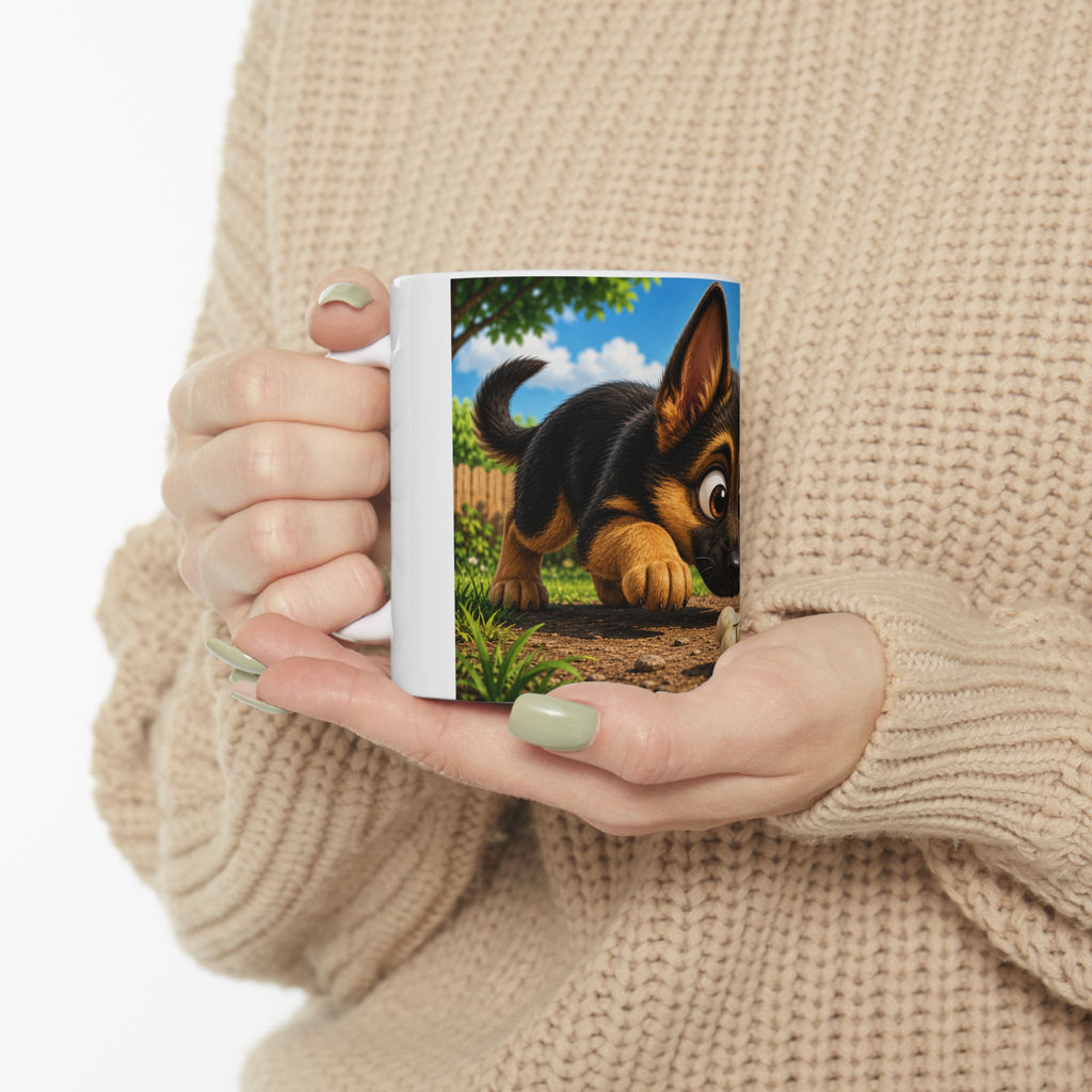 3 legged dog coffee cuf 11 oz/15oz  all dogs need love