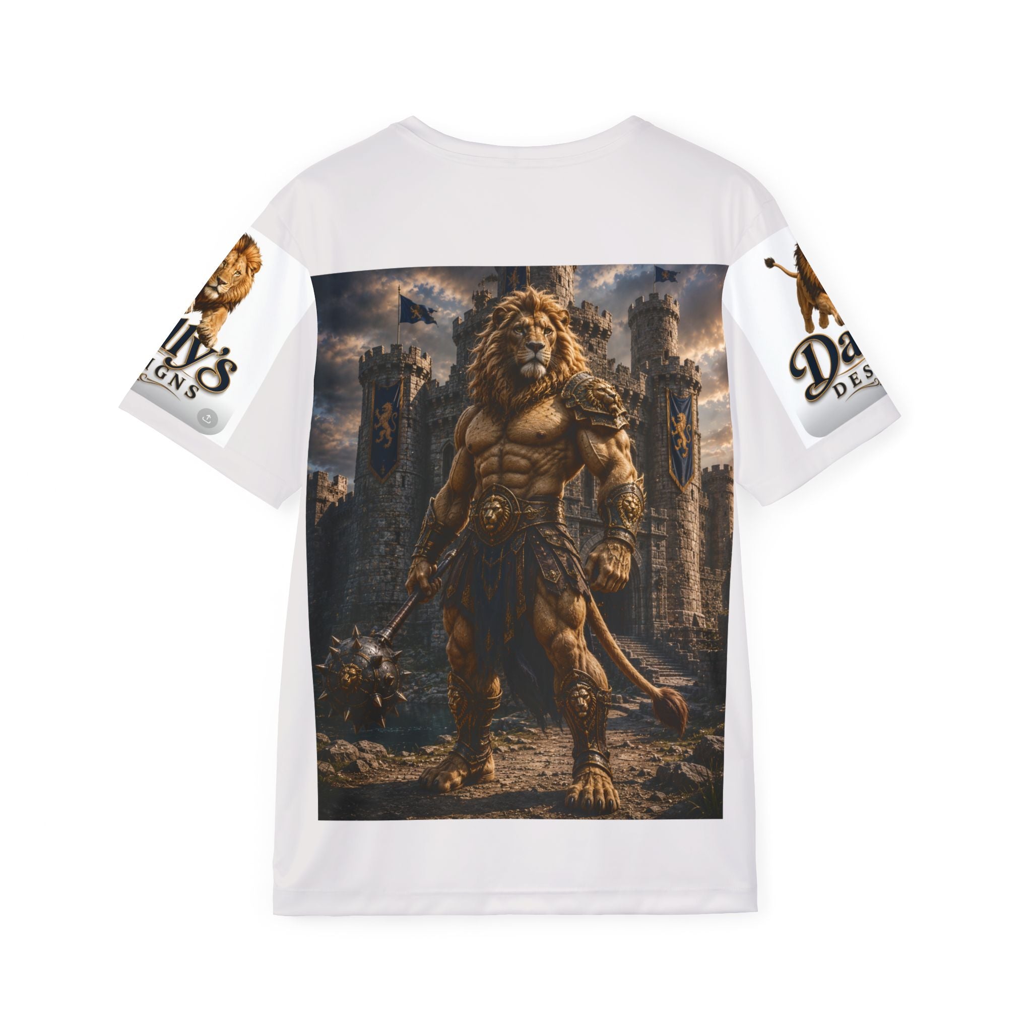Lion Guardian Sports Jersey — "Dally's Designs" All-Over Print