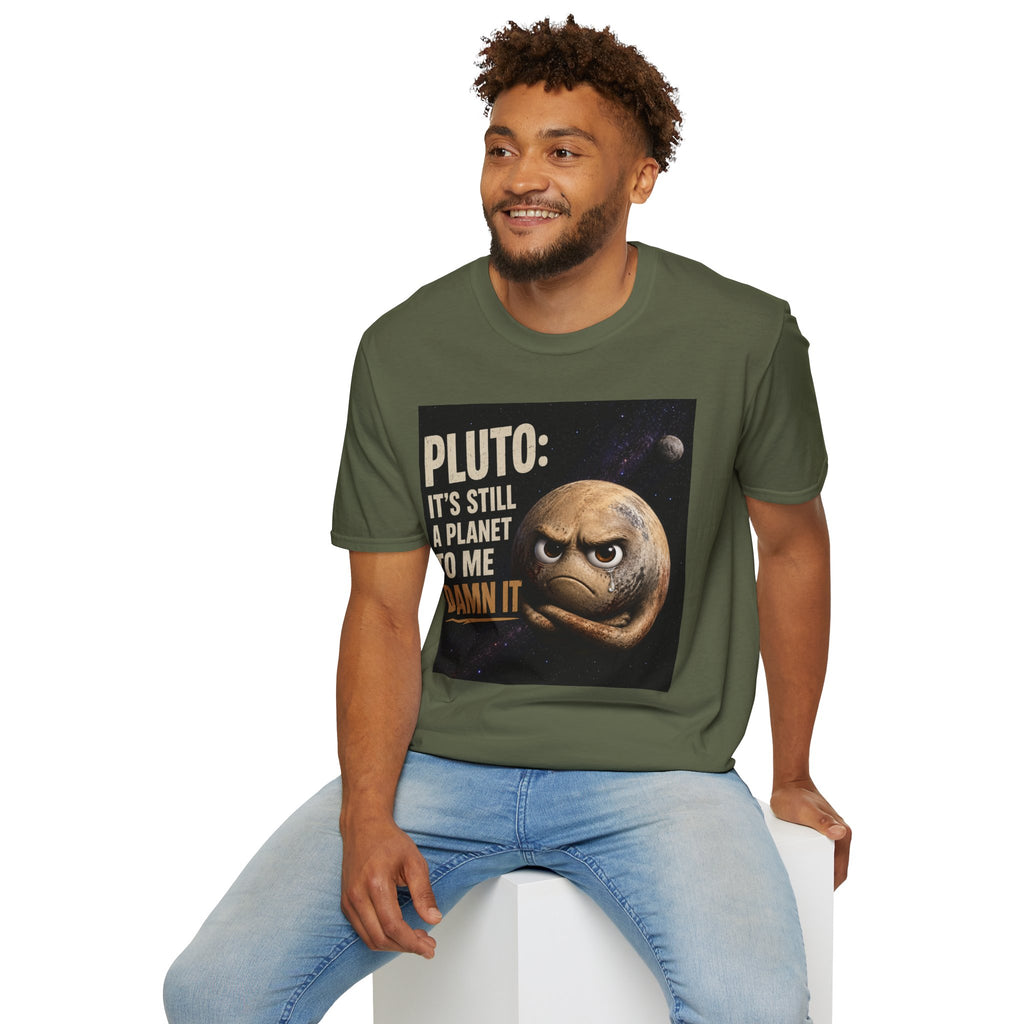 "Pluto: It's Still a Planet to Me, Damnit" Funny Space Tee