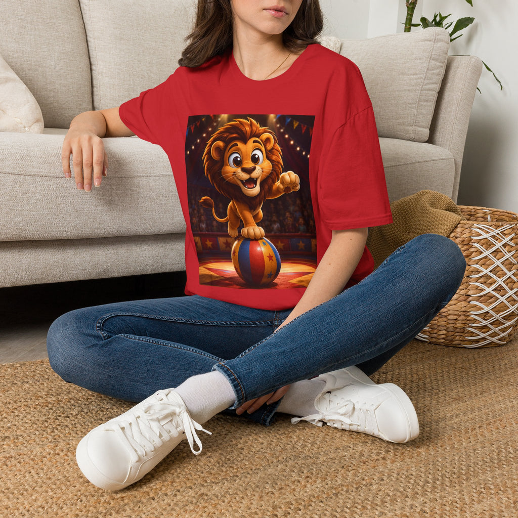 Cute Circus Lion T‑Shirt