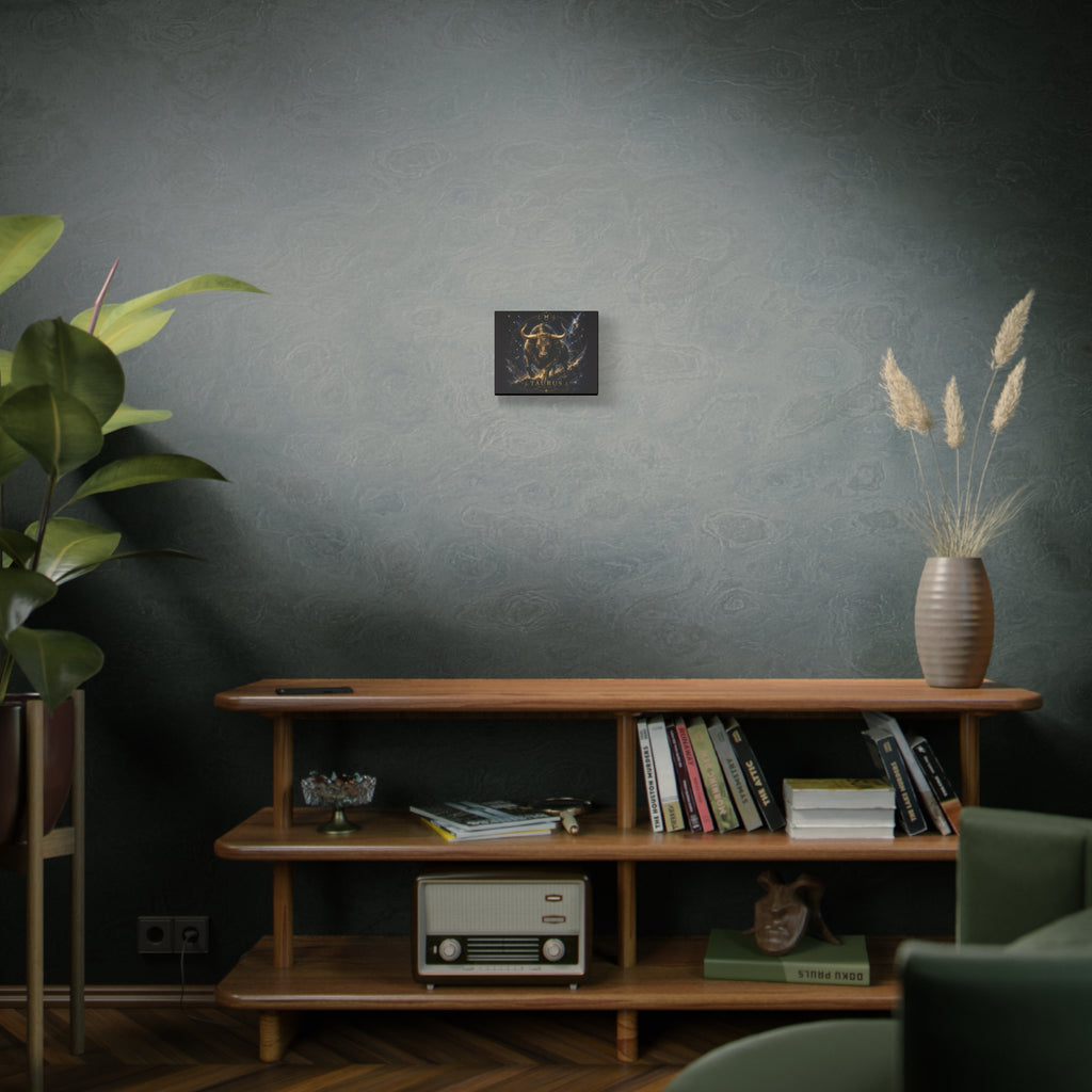 Taurus Zodiac Canvas Print — Matte Stretched Wall Art (April 20–May 20)