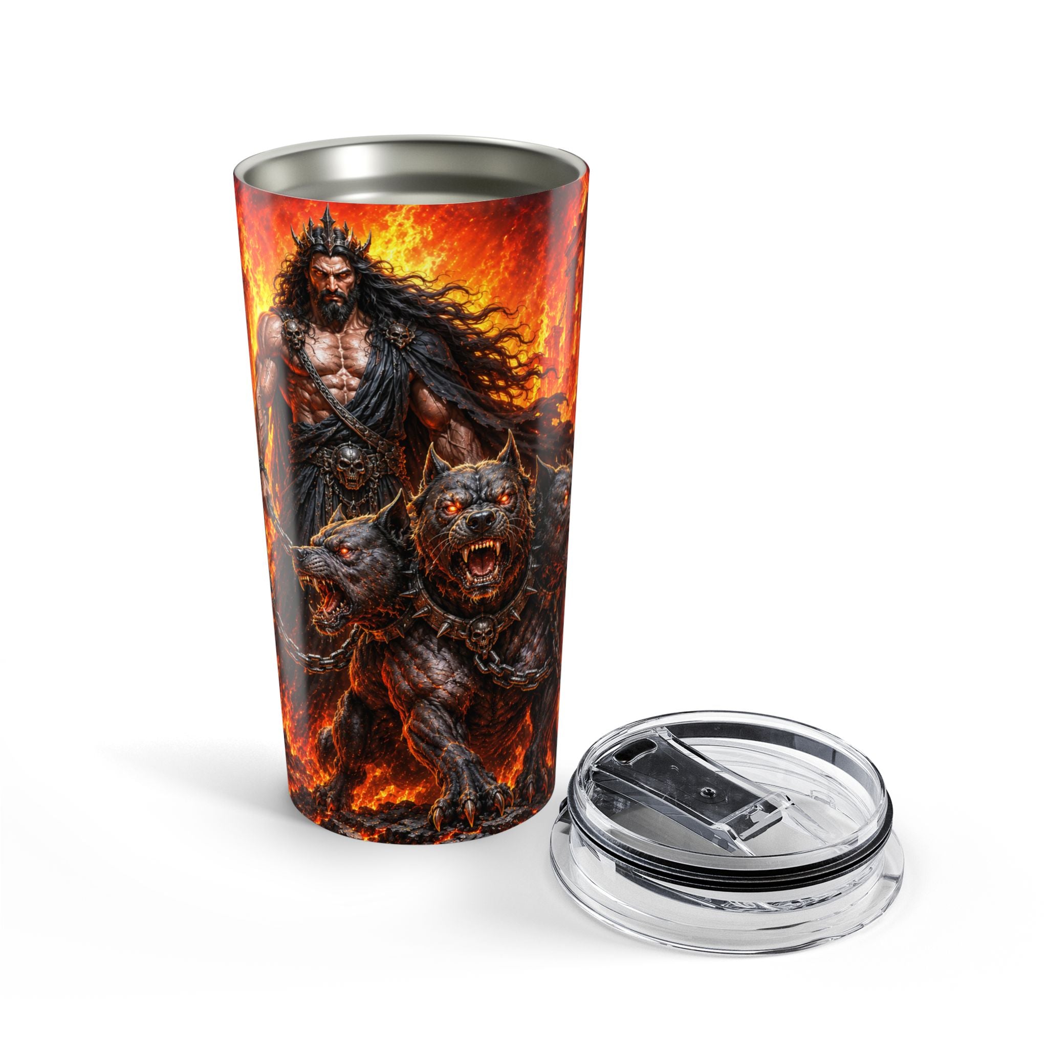 Hades - Cerebus  20oz Tumbler — Greek Mythology Coffee Cup