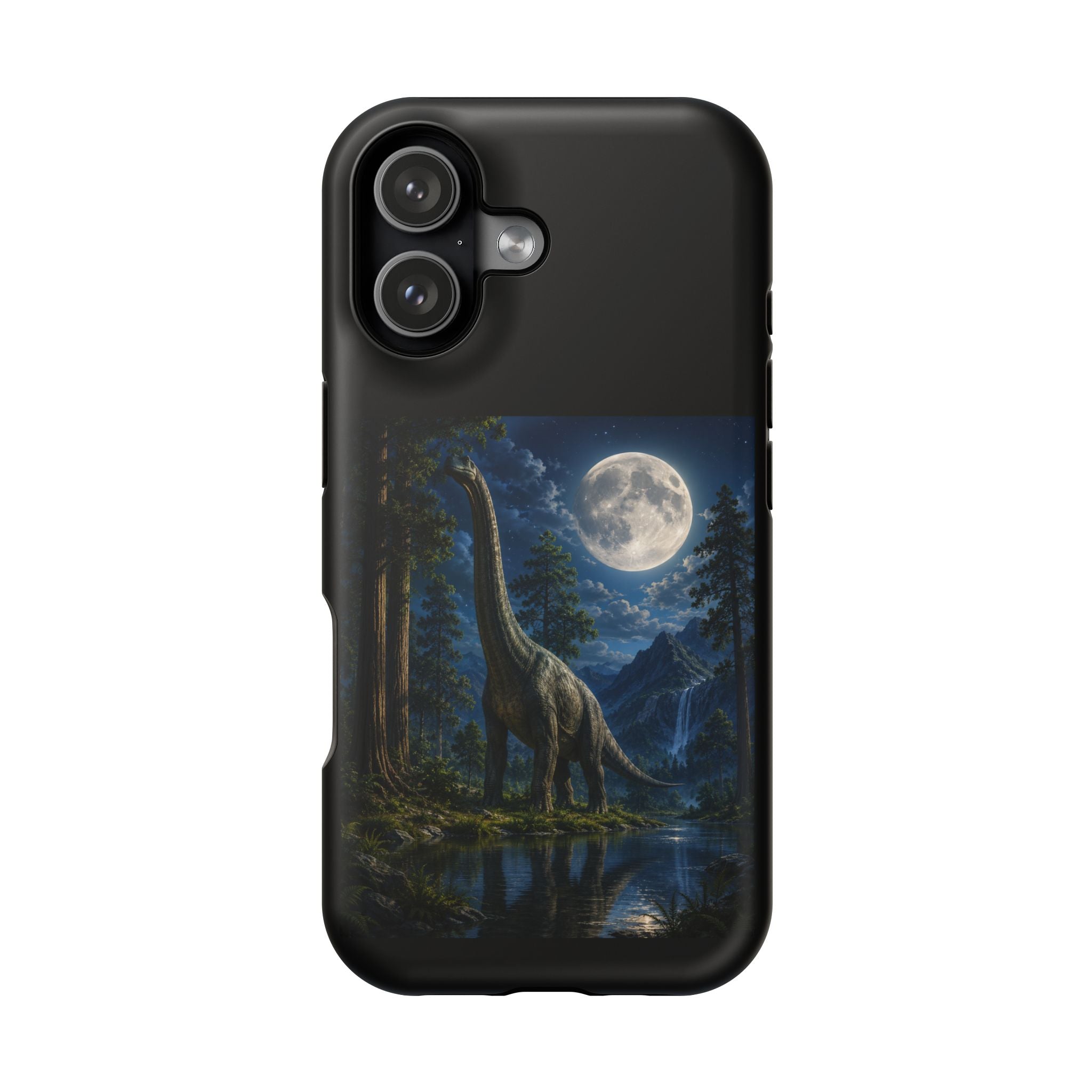 Dinosaur Moonlight Magnetic Impact-Resistant Phone Case