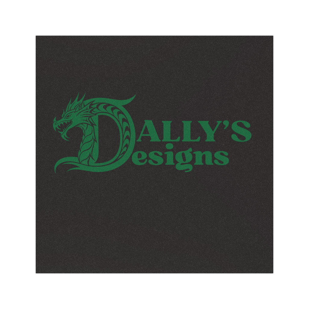 Car Magnet — 'Dally’s Designs' Green Dragon Logo