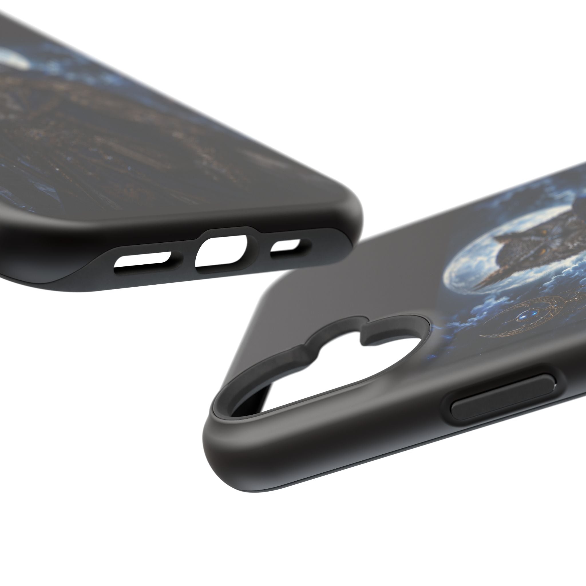 Owl Knight Phone Case — Medieval Fantasy Magnetic Impact-Resistant Case