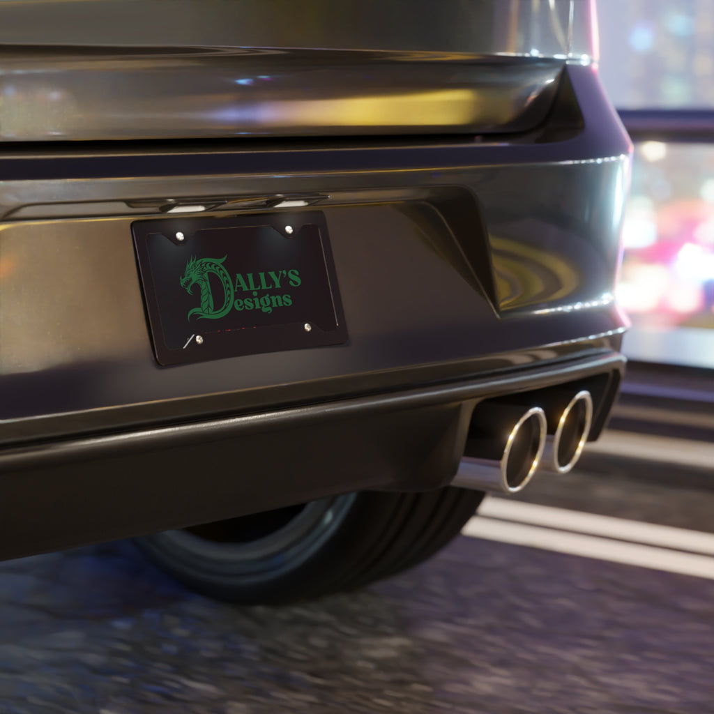 Custom License Plate - Metal Front Plate with Logo