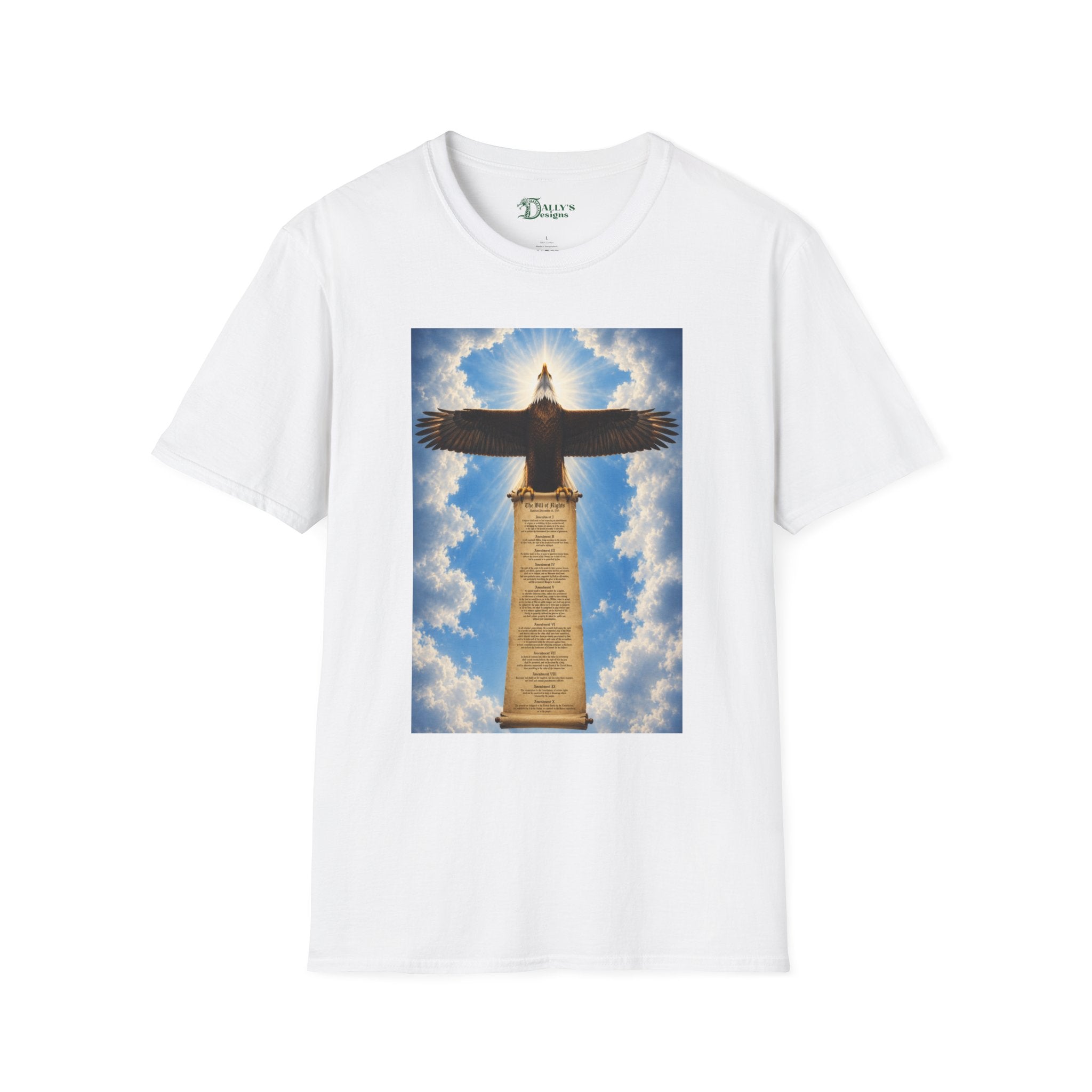 Eagle with bill of rights ‑Shirt