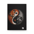Fox Yin Yang Hardcover Journal — Yin-Yang Foxes Notebook