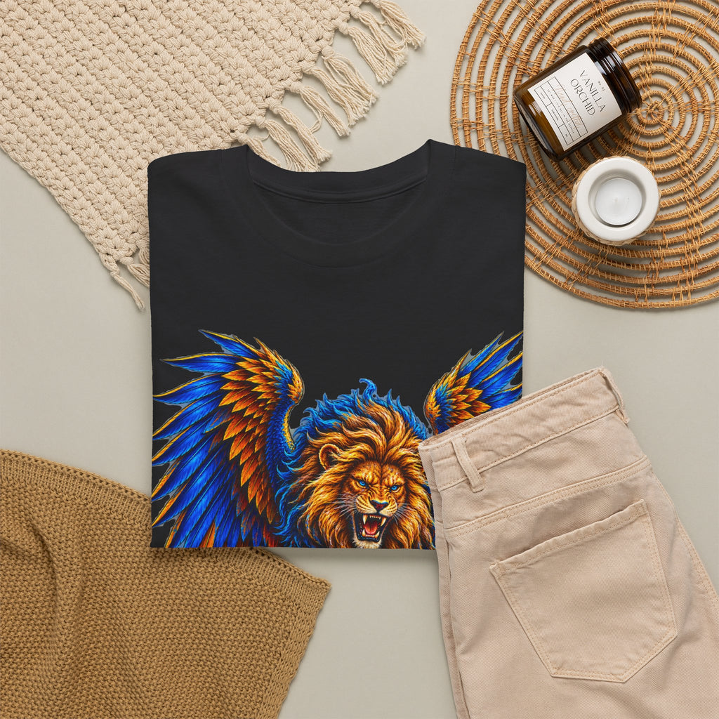 Lion and Serpent Mythical Fantasy Graphic Tee